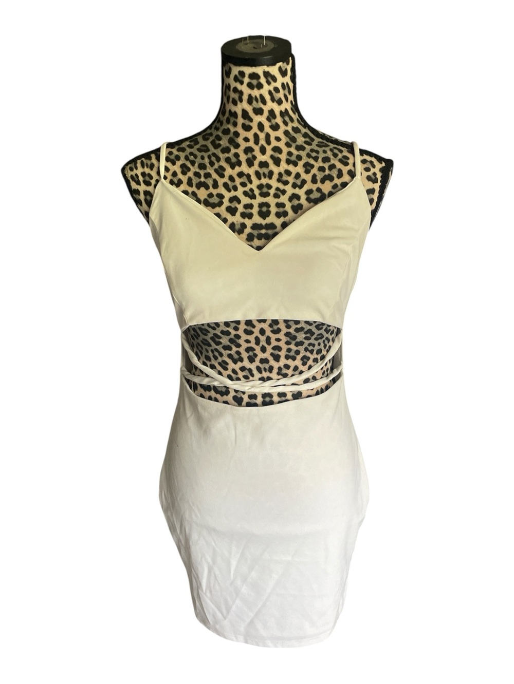 Windsor Cream Cutout Bodycon Dress